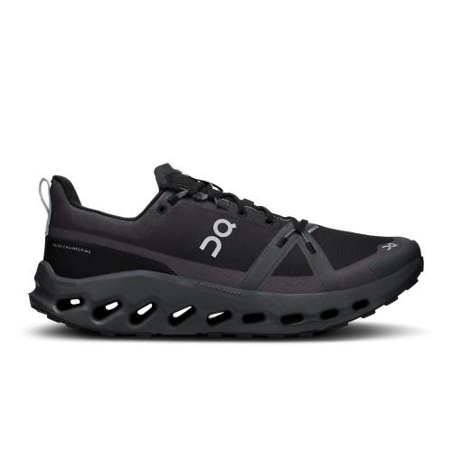 On Cloudsurfer Trail 3ME10270106 Men 11.5 Black Waterproof Running Shoes MEW1620