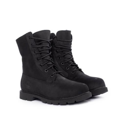 Timberland Linden Woods TB0A1QST001 Women's 9 M Black Waterproof Boots MEW1627