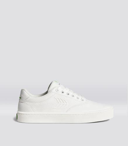 Cariuma Naioca Sneakers Women's US 7 Off-White Canvas Walking Shoes HTAT1427