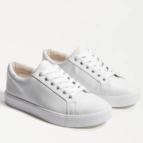 Sam Edelman Ethyl G9151L3 Sneakers Women's US 4.5 White Comfort Shoes HTAT1421
