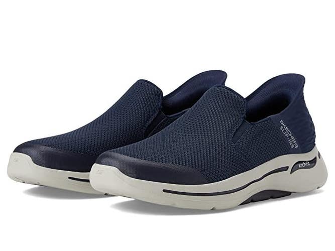 Skechers GOwalk Arch Fit 216259-NVY Sneaker Men's 8 Navy Training Shoes HTAT1377