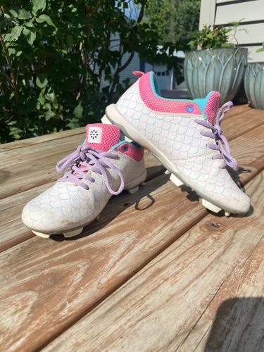 Rip-It Girls Softball Cleats - Mermaid - Size 4