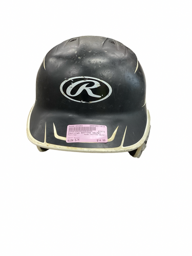 Used Rawlings BATTING HELMET Batting Helmet No Mask Black S/M 11613-S000185602