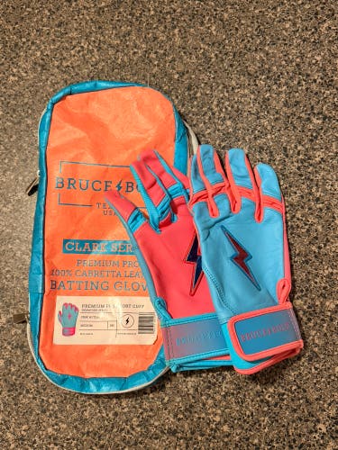 Bruce Bolt Medium Clark Series Batting Gloves (Like New-Used)