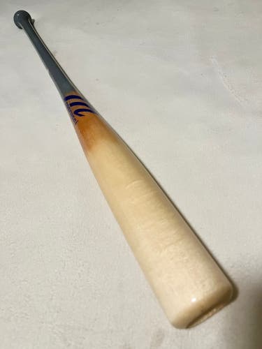 Marucci 33.5”/31oz AP5 Maple Wood Custom Baseball Bat Blem Natural/Gunship Gray/Blue Metallic