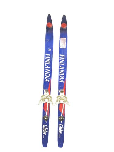 Used GLIDER FINLANDIA Boys XC Skis Only Royal Blue 11847-S000036854