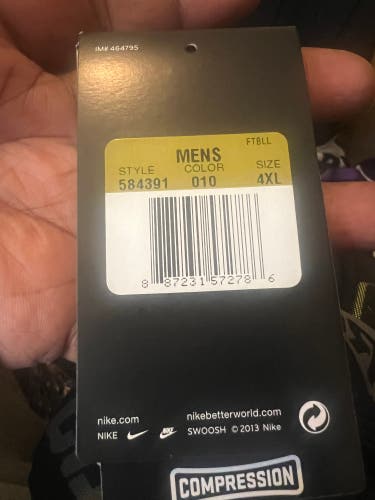 Rare 4XL Adult Nike nike pro combat (New)