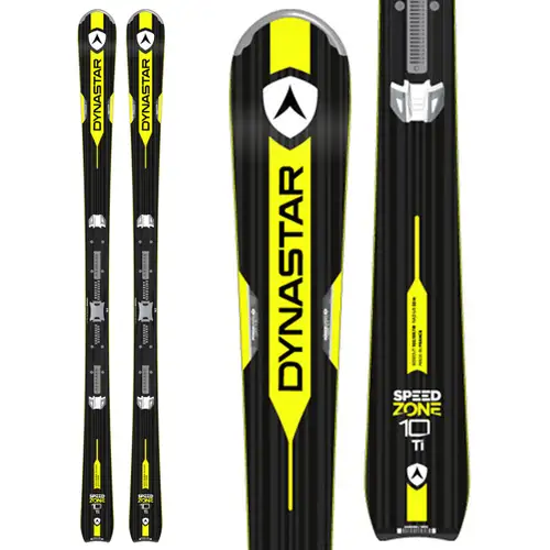 Men's 2018 Dynastar 167 cm All Mountain Speed Zone 10 Ti Skis With Bindings Max Din 12 (Used)