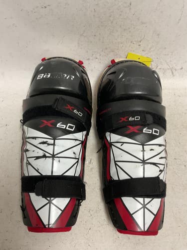 Used Bauer VAPOR X60 Junior Shin Guards Black 10" 11855-S000206584
