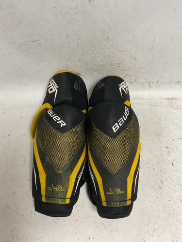 Used Bauer SUPREME 170 Senior Elbow Pads Black And Yellow LG 11855-S000206579