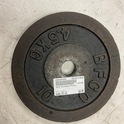 Used Standard Plate Black 10 lb 11855-S000206520