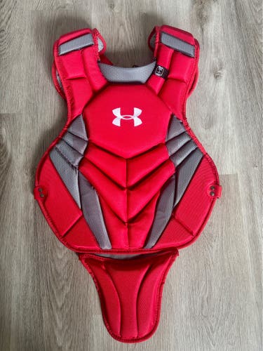 Red Under Armour Pro series Catcher's Set (New)