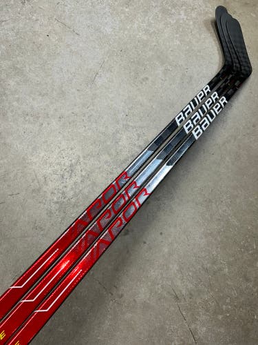 3 PACK 82 Flex P92 Senior Bauer Vapor Hyperlite Left Hand Hockey Stick (New) Pro Stock
