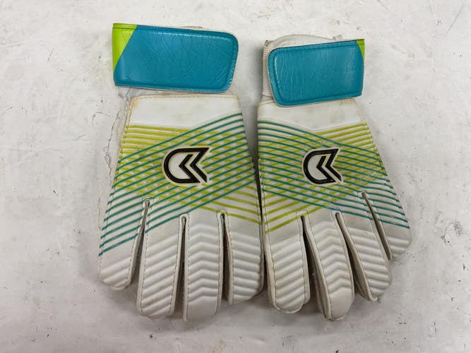 Used Dsg GOALIE GLOVES Soccer Goalie Gloves White 6 11855-S000206333