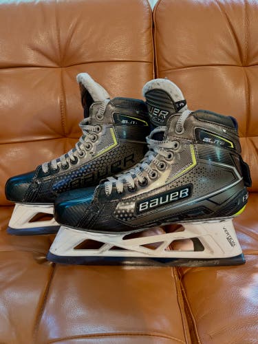 2024 Bauer Elite Hockey Goalie Skates w/upgraded steel, size 7