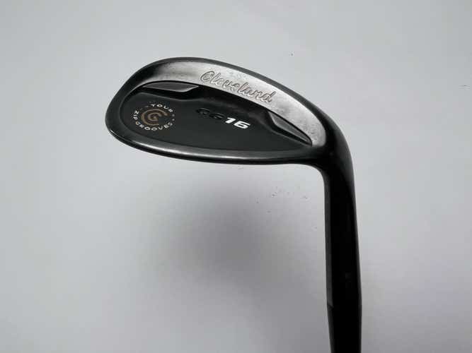 Cleveland CG16 Black Zip Groove Wedge 58* 12 Bounce Traction Wedge Steel Mens RH