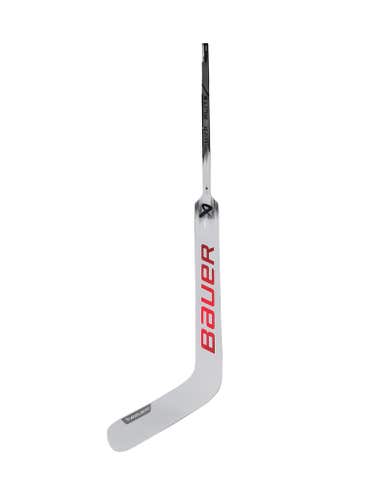 Senior RH White, Silver + Red Bauer Vapor Hyperlite2 Goalie Stick 26" Paddle Pro Stock