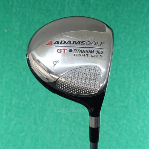 Adams GT Titanium 363 Tight Lies 9 Driver Factory Grafalloy Graphite Stiff