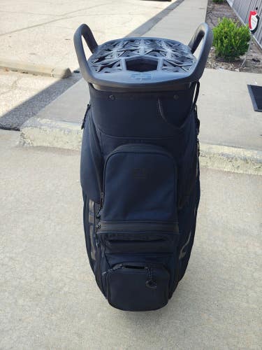 Ogio Silencer 15 Divider Golf Cart Bag Black/Grey w Raincover