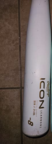 Rawlings Icon Composite USSSA Certified Bat (-8) 22 oz 30" (Used)