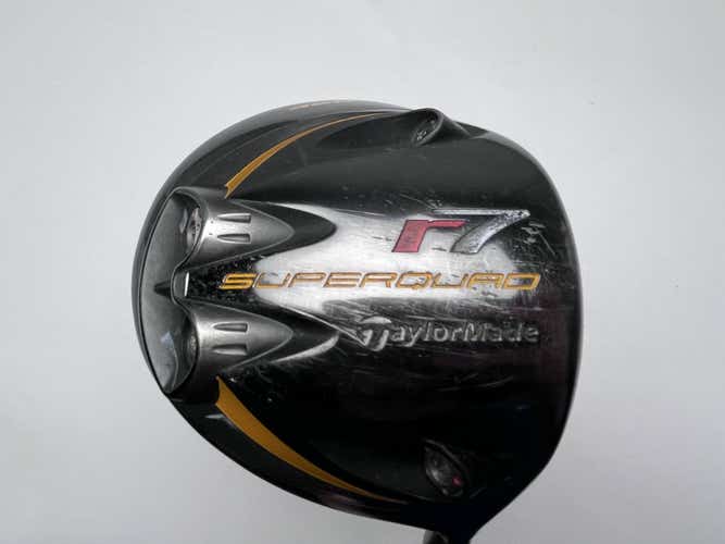 TaylorMade R7 Superquad Driver 10.5* Fujikura REAX 65g Stiff Graphite Mens RH