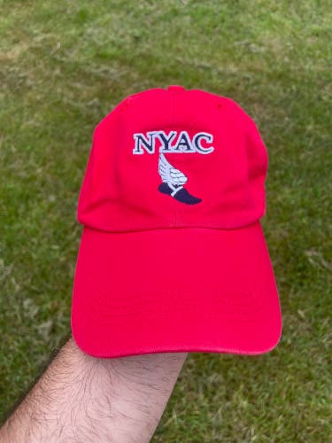 Red Adult Unisex NYAC One Size Fits All Hat (Used)