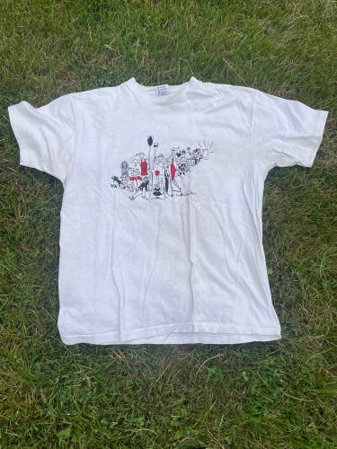 White XL Men's vintage head of the Charles rowing Shirt (Used)