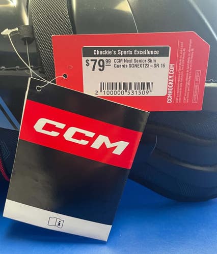 NEW! CCM Next Shin Guards - Senior 16"
