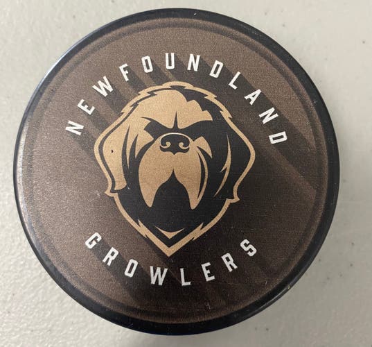 Newfoundland Growlers puck