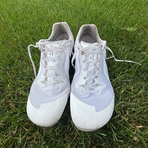 White Unisex Size M 10.5 (W 11.5) Adult Nike Zoom rival Sprint Shoes (Used)