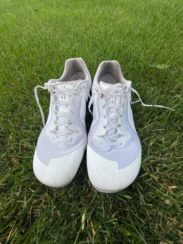 White Unisex Size M 10.5 (W 11.5) Adult Nike Zoom rival Sprint Shoes (Used)