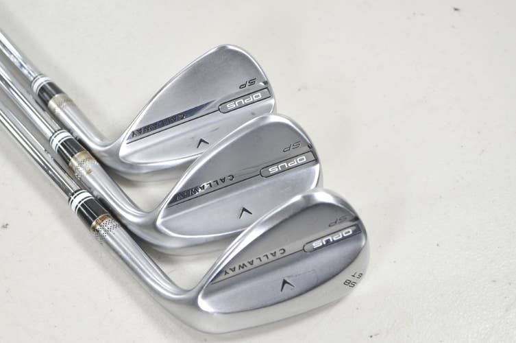 Callaway Opus SP Chrome 50*, 54*, 58* Wedge Set DG S400 Masters Steel # 221763