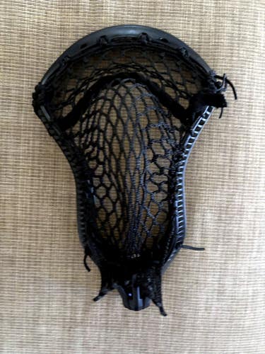 StringKing Mark 2D Lacrosse Head - Black - Strung - Like New