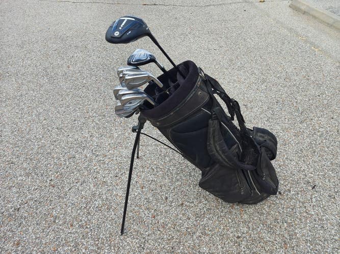 Tommy Armour Mizuno Nickent 14 Piece Complete Golf Set with Stand Bag