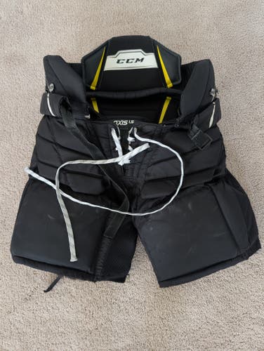 Used Junior Large CCM Axis 1.5 Hockey Goalie Pants