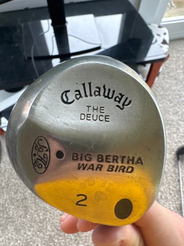 Men's 1995 Callaway Big Bertha Warbird 2 wood Right Handed Fairway Wood Stiff Flex (Used)