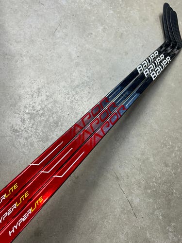 3 PACK 77 Flex P88M Senior Bauer Vapor Hyperlite Left Hand Hockey Stick (New) Pro Stock
