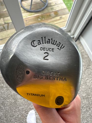 Men's 1995 Callaway Original Great Big Bertha 2 wood Left Hand Fairway Wood Regular Flex (Used)