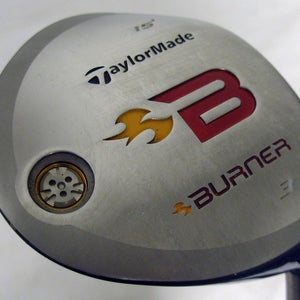 Taylor Made Burner High Launch 3 wood 15* (Re Ax, REGULAR) 3w Golf Club
