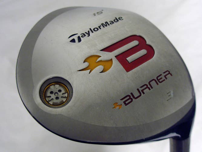 Taylor Made Burner High Launch 3 wood 15* (Re Ax, REGULAR) 3w Golf Club