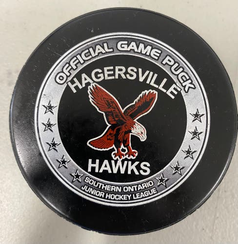 Hagersville Hawks puck