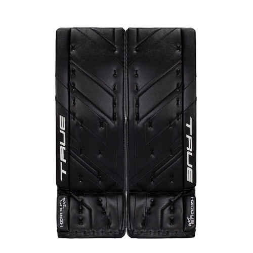 True HZRDUS 7X4 31+2 Intermediate Goalie Leg Pads - Black (New)