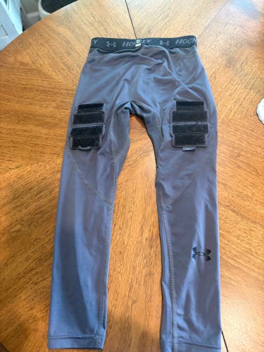Gray Small Boys Under Armour Compression (Used)