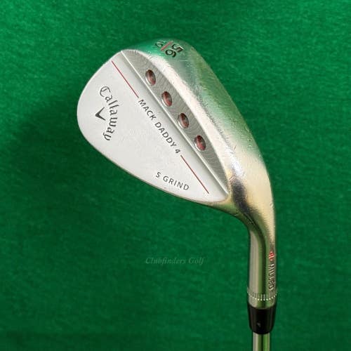 Callaway Mack Daddy 4 Chrome 56-10S 56 Sand Wedge DG S200 115 TI Stiff