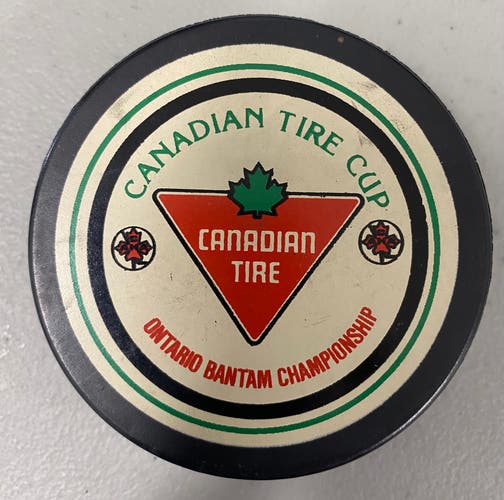 Canadian Tire Cup puck 1991