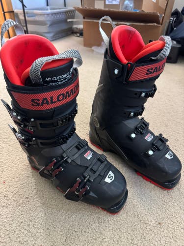 Mondo 25 & 25.5 Men's Salomon S/Pro HV 100 All Mountain Ski Boots Medium Flex (Used)