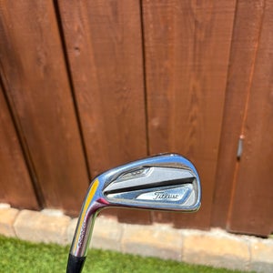 Men's Titleist T100 6 Iron Left Hand Stiff Flex Steel Shaft (Used)