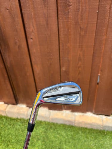 Men's Titleist T100 6 Iron Left Hand Stiff Flex Steel Shaft (Used)