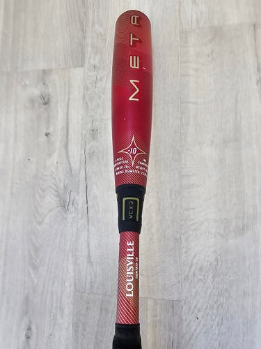 2026 Louisville Slugger Meta Composite USABat Certified Bat (-10) 18 oz 28" (Used)