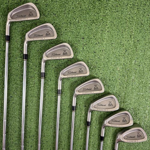Titleist DCI Oversize Plus + Iron Set 3-PW Stiff Flex Steel Left Handed